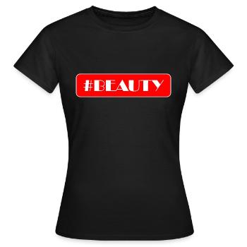 Beauté - T-shirt Femme - noir - Devant - AI Model Female 172 dark (172cm)