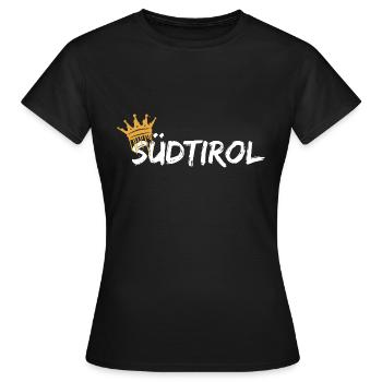 Tyrol du Sud - T-shirt Femme - noir - Devant - AI Model Female 172 dark (172cm)