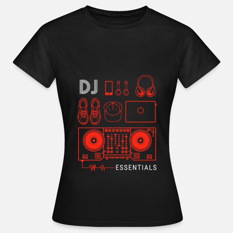 DJ Djing Geschenk Deejay Discjockey DJ Deejay - Frauen T-Shirt - Schwarz