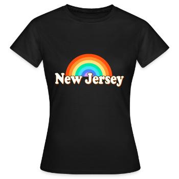 New Jersey - Frauen T-Shirt - Schwarz - Vorne - AI Model Female 172 dark (172cm)