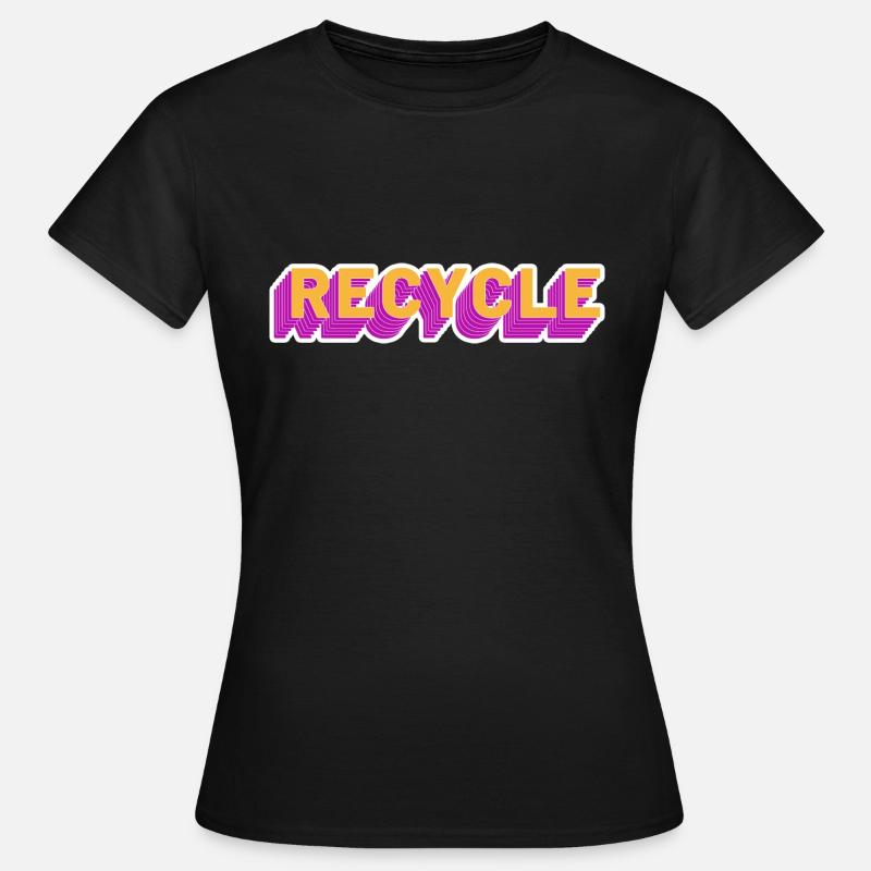 Recycle - Women's T-Shirt - black