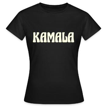 Kamala Nom Texte - T-shirt Femme - noir - Devant - AI Model Female 172 dark (172cm)