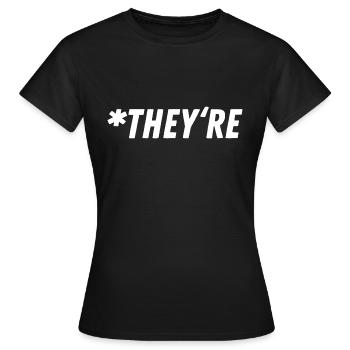 Grammaire Grammaire Cadeau Cadeau Idée - T-shirt Femme - noir - Devant - AI Model Female 172 dark (172cm)