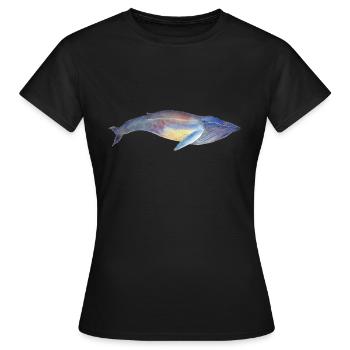 Baleine à bosse - baleine à bosse no 2 - T-shirt Femme - noir - Devant - AI Model Female 172 dark (172cm)