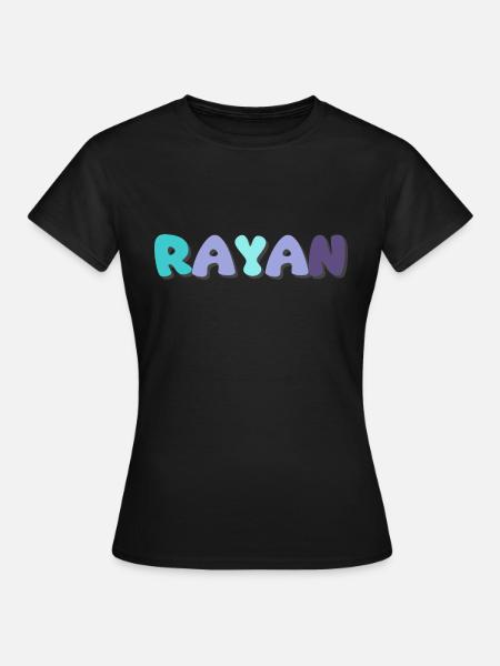 Name - Rayan - Frauen T-Shirt - Schwarz