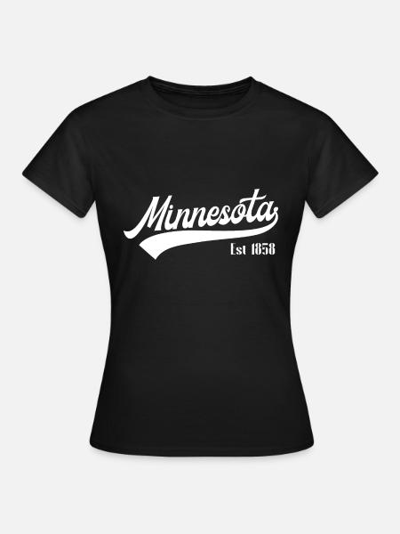 Minnesota - T-shirt Femme - noir