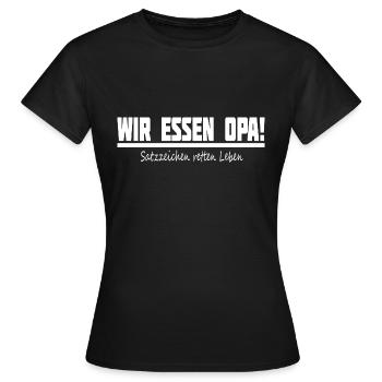 Lehrer Schule Deutsch Satzzeichen Lehrerin - Frauen T-Shirt - Schwarz - Vorne - AI Model Female 172 dark (172cm)