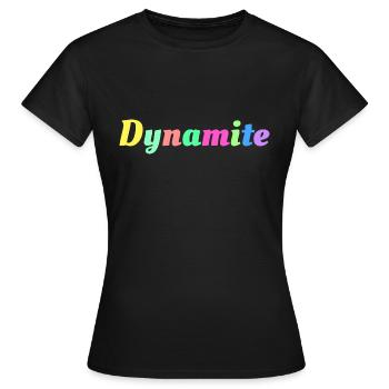 Dynamite - Women's T-Shirt - black - Front - AI Model Female 172 dark (172cm)