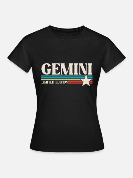 Sternzeichen Zwillinge - Frauen T-Shirt - Schwarz