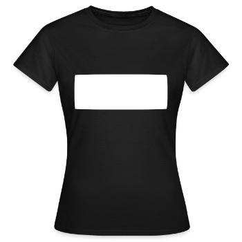form rechteck viereck formen - Frauen T-Shirt - Schwarz - Vorne - AI Model Female 172 dark (172cm)