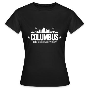 Columbus Ohio - Frauen T-Shirt - Schwarz - Vorne - AI Model Female 172 dark (172cm)