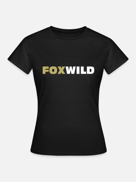 FoxWild - Frauen T-Shirt - Schwarz