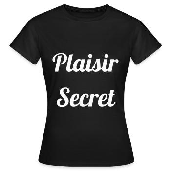 Ajouter un titre 2400 x 3200 px - T-shirt Femme - noir - Devant - AI Model Female 172 dark (172cm)