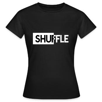 SHUFFLE, CADEAU - T-shirt Femme - noir - Devant - AI Model Female 172 dark (172cm)