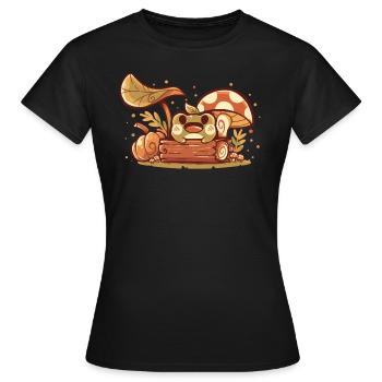 Fall Frog - Women's T-Shirt - black - Front - AI Model Female 172 dark (172cm)