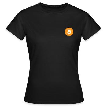 Bitcoin - Frauen T-Shirt - Schwarz - Vorne - AI Model Female 172 dark (172cm)