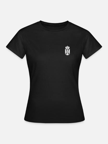 Serbie logo #4 - T-shirt Femme - noir