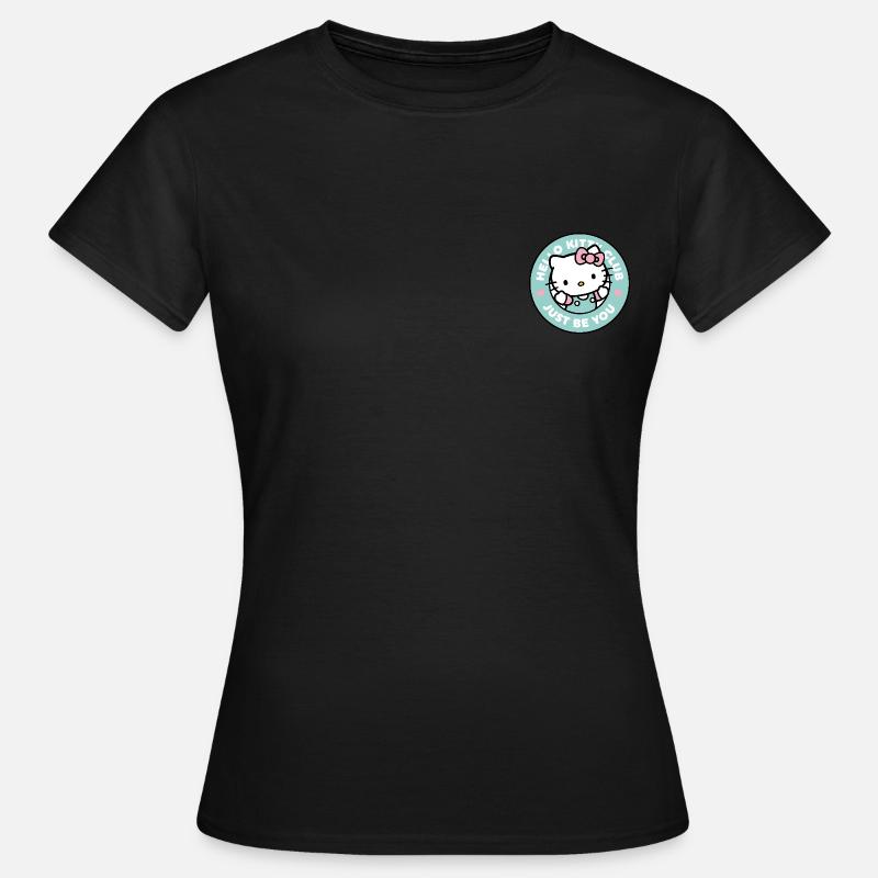 Hello Kitty Club Bare vær dig - Dame-T-shirt - sort