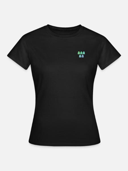 Halloween-Geist - Frauen T-Shirt - Schwarz