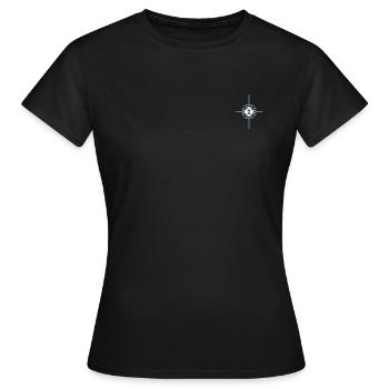 Grand cadeau pour ceux qui sont nés au bord de la mer. - T-shirt Femme - noir - Devant - AI Model Female 172 dark (172cm)