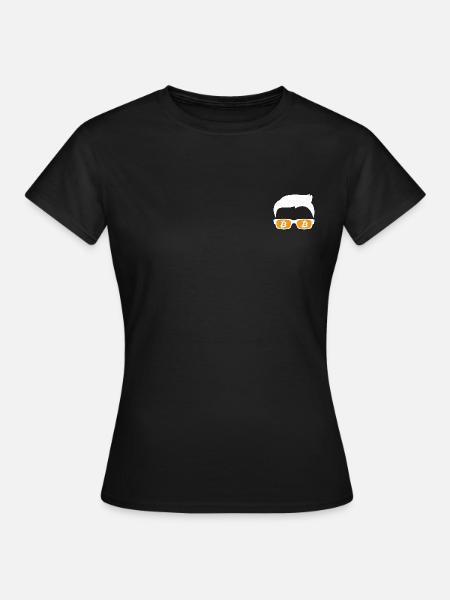 Bitcoin Sunglasses - Frauen T-Shirt - Schwarz