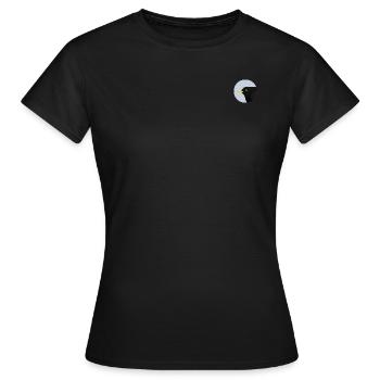 Blackbird Bird / Portrait - Women's T-Shirt - black - Front - AI Model Female 172 dark (172cm)
