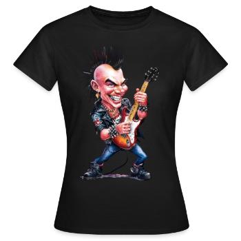 Punk rockers - Women's T-Shirt - black - Front - AI Model Female 172 dark (172cm)