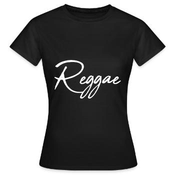 Reggae music - Women's T-Shirt - black - Front - AI Model Female 172 dark (172cm)