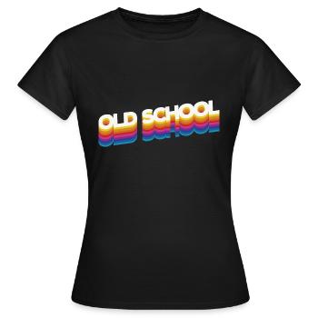 Old school - Frauen T-Shirt - Schwarz - Vorne - AI Model Female 172 dark (172cm)