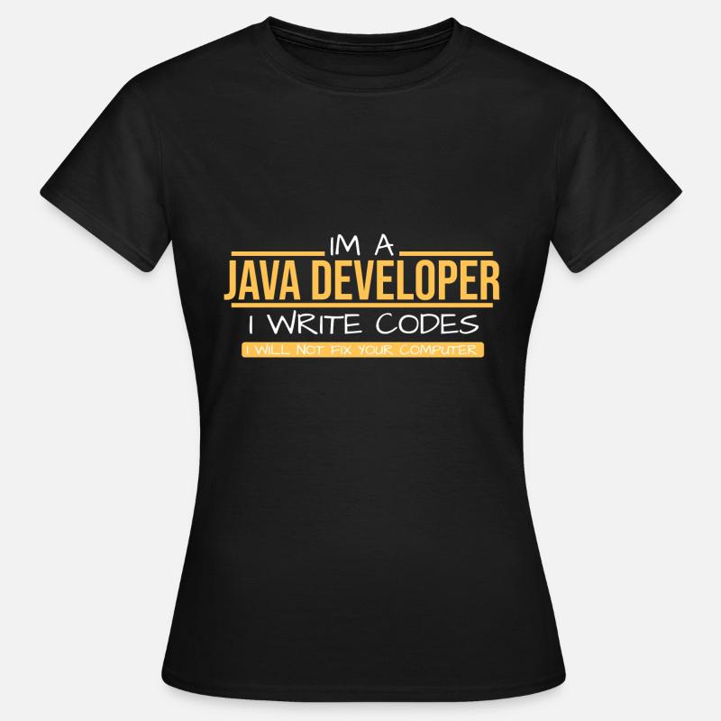 Java Developer - Frauen T-Shirt - Schwarz