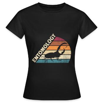 Entomology Entomologist Insects - Women's T-Shirt - black - Front - AI Model Female 172 dark (172cm)