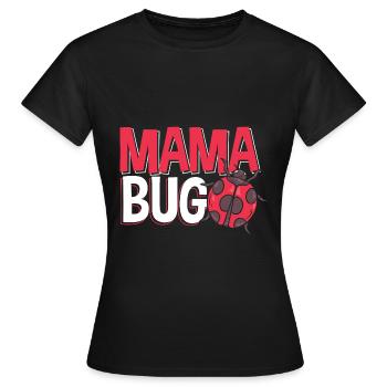 Ladybug Entomologist Ladybirds Entomology Mama Bug - Frauen T-Shirt - Schwarz - Vorne - AI Model Female 172 dark (172cm)