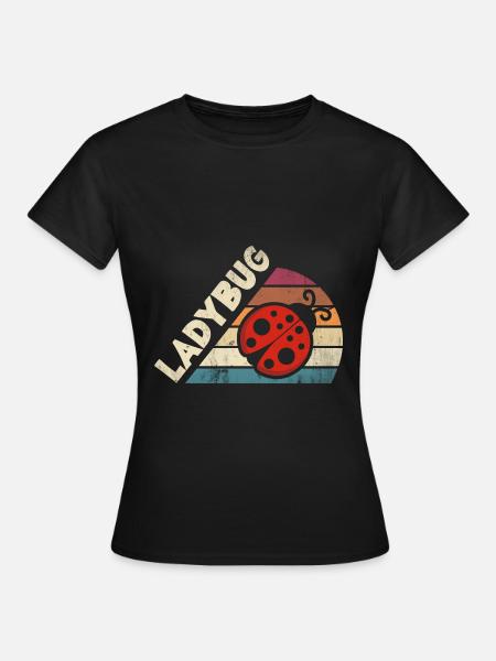 Ladybug Entomologist Ladybirds Entomology - Frauen T-Shirt - Schwarz