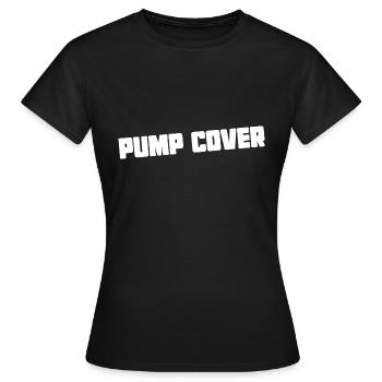 Couvercle de pompe Musculation Haltérophile Salle de gym - T-shirt Femme - noir - Devant - AI Model Female 172 dark (172cm)