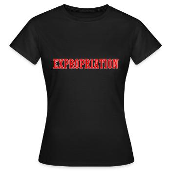 Exproprier les riches Anticapitalisme - T-shirt Femme - noir - Devant - AI Model Female 172 dark (172cm)