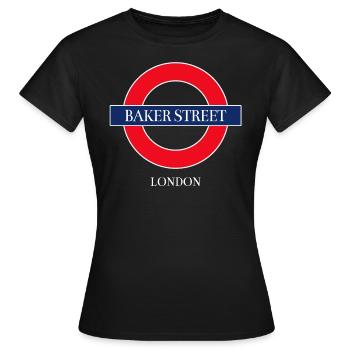 London souvenir - Women's T-Shirt - black - Front - AI Model Female 172 dark (172cm)