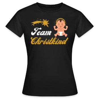 Team Christkind - Frauen T-Shirt - Schwarz - Vorne - AI Model Female 172 dark (172cm)