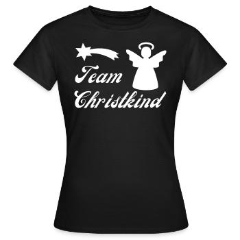 Team Christkind - Frauen T-Shirt - Schwarz - Vorne - AI Model Female 172 dark (172cm)