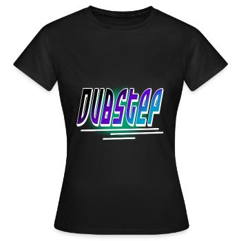 Dubstep - Women's T-Shirt - black - Front - AI Model Female 172 dark (172cm)