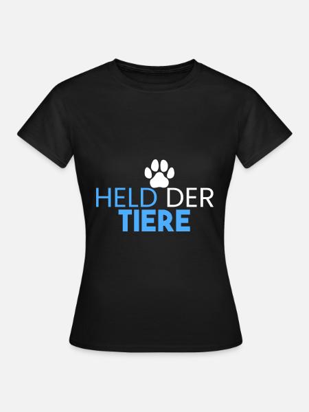 Held der Tiere - Frauen T-Shirt - Schwarz