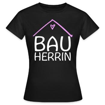 Bauherrin - Frauen T-Shirt - Schwarz - Vorne - AI Model Female 172 dark (172cm)