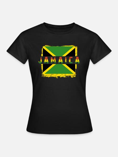 jAMAICA - Frauen T-Shirt - Schwarz