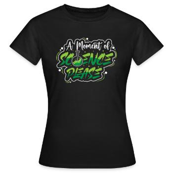 Chimie Science Physique Recherche Nerd Humour - T-shirt Femme - noir - Devant - AI Model Female 172 dark (172cm)
