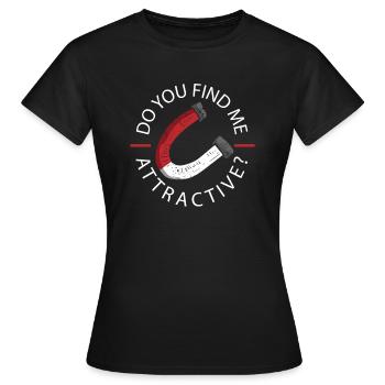 Chimie Science Physique Recherche Nerd Humour - T-shirt Femme - noir - Devant - AI Model Female 172 dark (172cm)