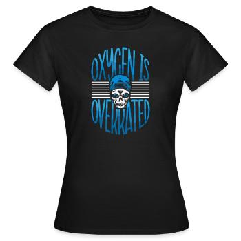 Schwimmer Präsent Wassersport Schwimmen Tauchen - Frauen T-Shirt - Schwarz - Vorne - AI Model Female 172 dark (172cm)