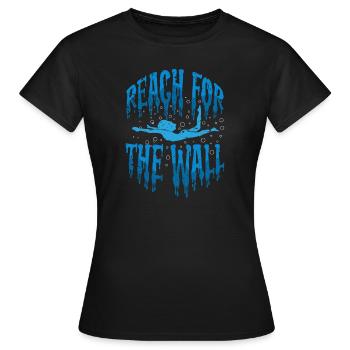 Schwimmer Präsent Wassersport Schwimmen Tauchen - Frauen T-Shirt - Schwarz - Vorne - AI Model Female 172 dark (172cm)