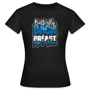 Schwimmer Präsent Wassersport Schwimmen Tauchen - Frauen T-Shirt - Schwarz - Vorne - AI Model Female 172 dark (172cm)