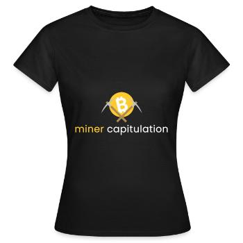 Reddition des mineurs - T-shirt Femme - noir - Devant - AI Model Female 172 dark (172cm)