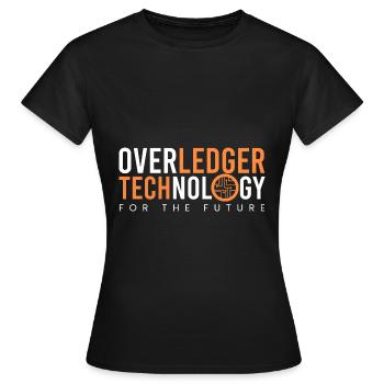 Overledger-Technologie - Frauen T-Shirt - Schwarz - Vorne - AI Model Female 172 dark (172cm)
