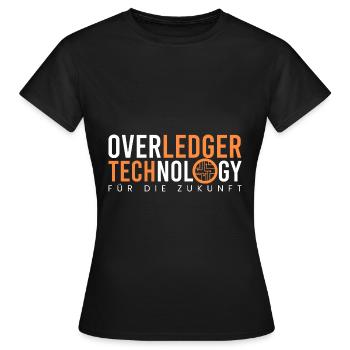 Overledger Technologie - Frauen T-Shirt - Schwarz - Vorne - AI Model Female 172 dark (172cm)